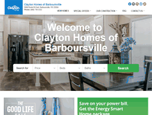 Tablet Screenshot of claytonbarboursville.com